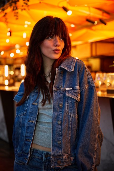 GUESS-Jeans-orange-kiss-Federico-Sammartino